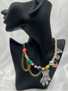 colorful charm necklacebead and pearl statement necklacewhimsical charm jewelryplayful teddy bear necklaceunique charm bead necklacewomen’s trendy fashion necklaceeclectic beaded necklacebold charm and pearl necklacefun and colorful jewelry for womenstatement charm necklace for womenunique necklacestatement jewelrychic jewelry