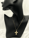 gold-tone crystal cross necklacecrystal cross pendant necklacesparkling cross necklace for womenreligious jewelry for womenelegant cross necklacegold-tone faith necklaceclassic crystal cross pendantwomen’s gold-tone cross jewelrystatement cross necklace with crystalsversatile cross necklace for women