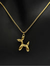 gold-tone balloon dog necklaceplayful dog pendant necklacewhimsical gold jewelryfun statement necklace for womenquirky animal pendant necklacetrendy gold-tone accessoriesunique fashion necklacewomen’s gold dog necklacegift jewelry for dog loversminimalist gold-tone necklaceunique necklacemodern jewelrychic jewelry