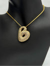 gold-tone initial necklacecrystal-encrusted "B" necklacepersonalized letter necklaceinitial pendant necklace for womengold initial statement necklacesparkling crystal "B" necklaceelegant gold-tone jewelrywomen’s personalized jewelrytrendy gold letter necklaceglamorous pendant