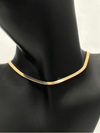 gold-tone snake chain necklaceflat snake chain jewelryminimalist gold necklaceelegant gold-tone necklacewomen’s fashion necklacesleek gold chain for womenluxury statement necklacetrendy gold-tone jewelrysimple yet elegant necklaceeveryday gold-tone necklace