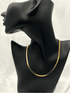 gold-tone snake chain necklaceflat snake chain jewelryminimalist gold necklaceelegant gold-tone necklacewomen’s fashion necklacesleek gold chain for womenluxury statement necklacetrendy gold-tone jewelrysimple yet elegant necklaceeveryday gold-tone necklace