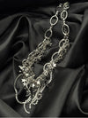 silver-tone star charm necklacecelestial star necklacestatement star jewelryrhinestone star necklacebold silver star necklace for womenplayful star charm necklacetrendy star accessorywomen’s celestial jewelrysparkling star statement necklacesilver-tone fashion jewelry