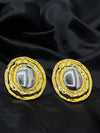 gold and silver statement earrings, oversized fashion earrings, bold luxury earrings, textured gold earrings, modern glamorous earringsstatement earringsbold earringstwo toned earrings 