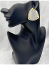 reflections of grace earrings, mirror teardrop earrings, gold framed mirror earrings, modern statement earrings, reflective teardrop jewelry, gold silver earrings