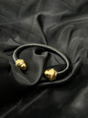 Twilight Twist Black Bangle